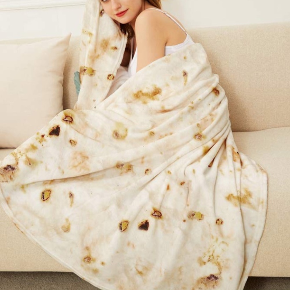 60” Burrito Tortilla Wrap Blanket